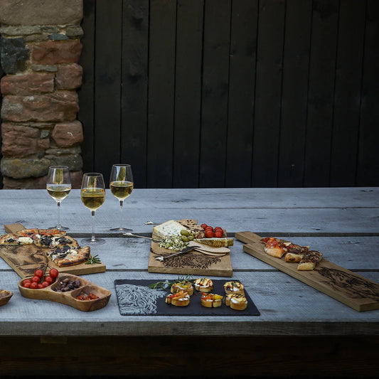 Selbrae House Highland Cow Slate Cheese Board
