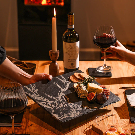 Selbrae House Stag Slate Cheese Board