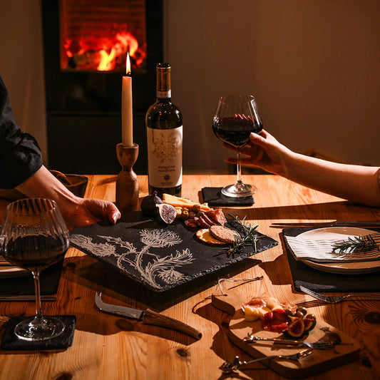Selbrae House Thistle Trio Slate Cheese Board