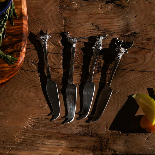 Selbrae House Country Animals Mini Cheese Knives (Set of 4)