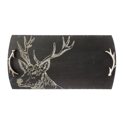 Selbrae House Stag Slate Serving Tray (Large)