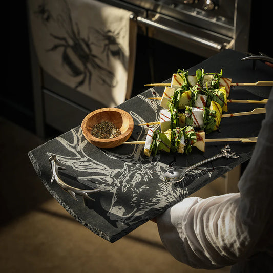 Selbrae House Stag Slate Serving Tray (Large)