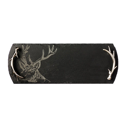 Selbrae House Stag Slate Serving Tray (Small)