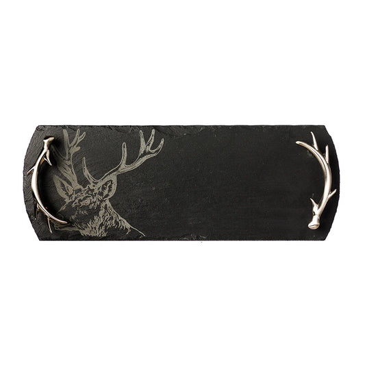 Selbrae House Stag Slate Serving Tray (Small)