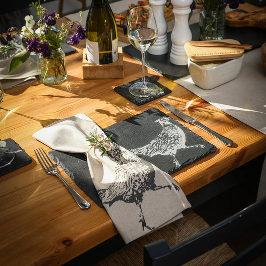 Selbrae House Pheasant Slate Place Mats (Set of 2)