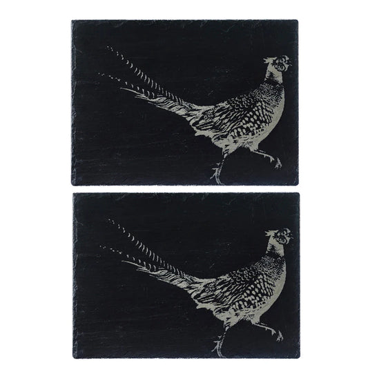 Selbrae House Pheasant Slate Place Mats (Set of 2)