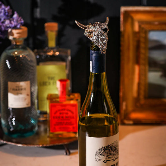 Selbrae House Highland Cow Bottle Pourer