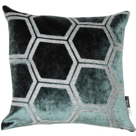 Malini Large Ivor Pinegreen Cushion