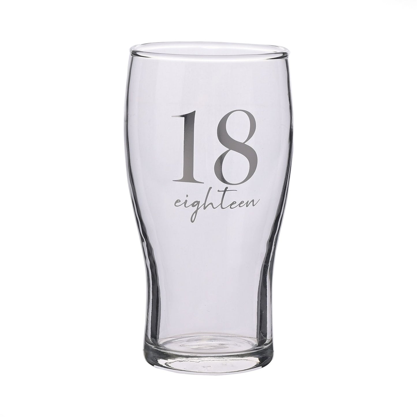 Widdop & Co. Milestones 18th Beer Glass