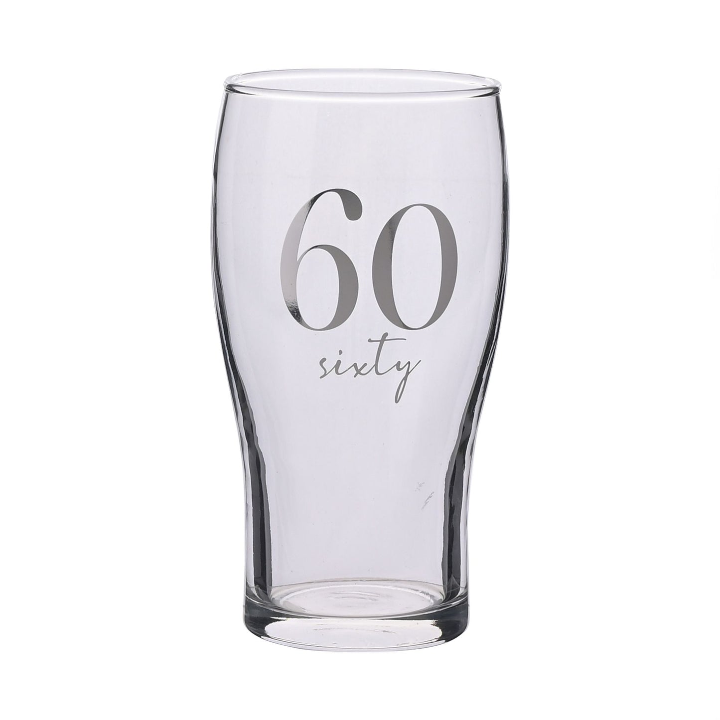 Widdop & Co. Milestones 60th Beer Glass