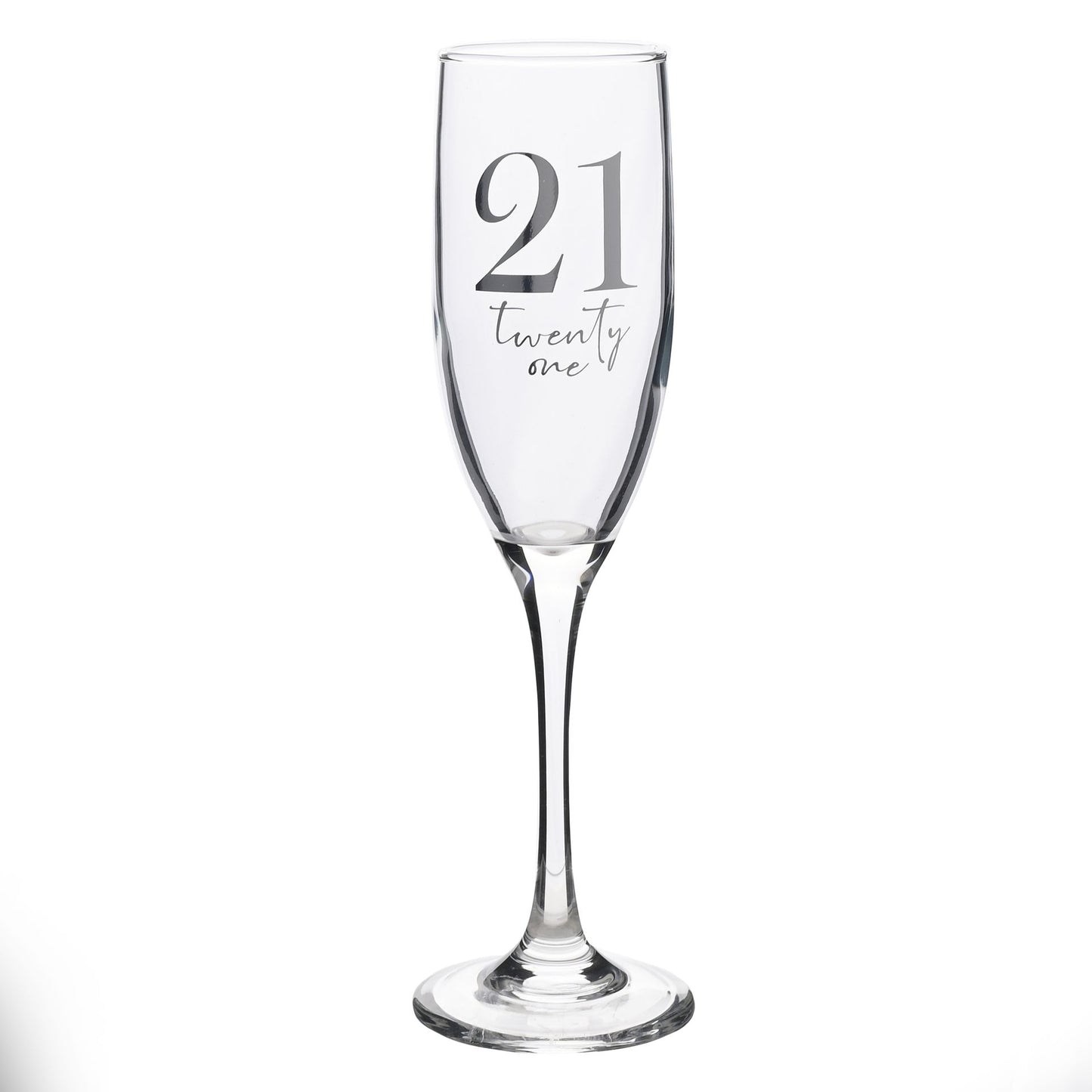 Widdop & Co. Milestones 21st Champagne Flute