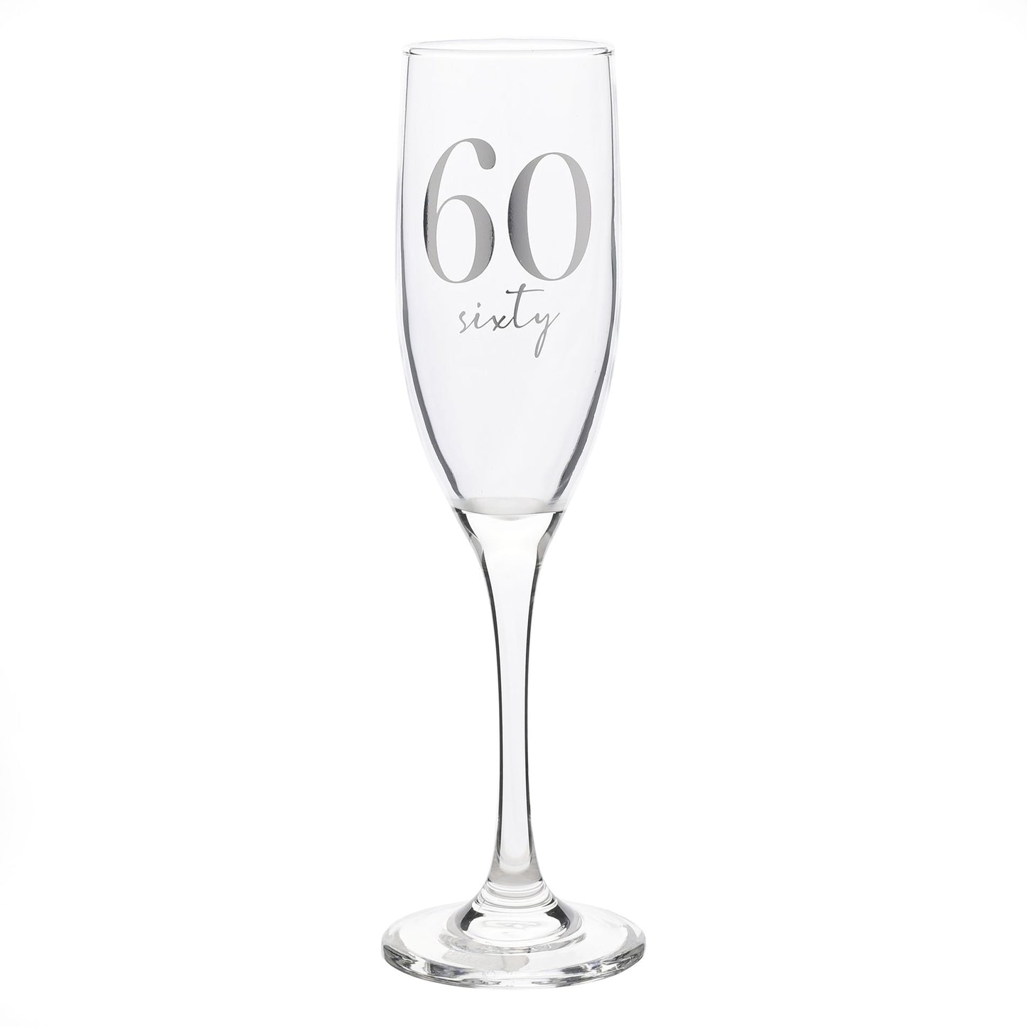 Widdop & Co. Milestones 60th Champagne Flute