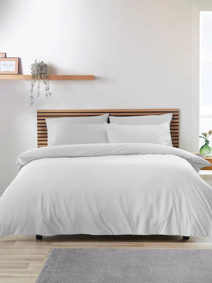 Catherine Lansfield So Soft Non-Iron Duvet Set in White