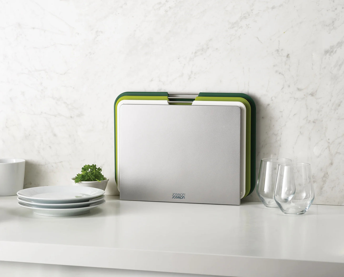 Joseph & Joseph Nest™ Boards 3-piece Green Chopping Board Set (Large)