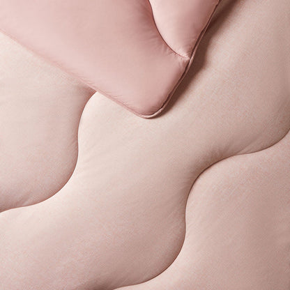 Night Lark® Dusky Rose Soft Weave Coverless Duvet Set 10.5tog