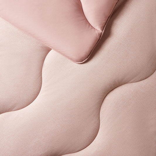 Night Lark® Dusky Rose Soft Weave Coverless Duvet Set 10.5tog