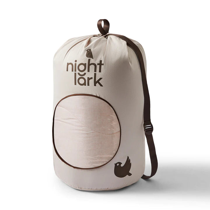 Night Lark® Dusky Rose Soft Weave Coverless Duvet Set 10.5tog