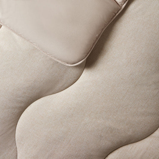 Night Lark® Natural Oat Soft Weave Coverless Duvet Set 10.5tog