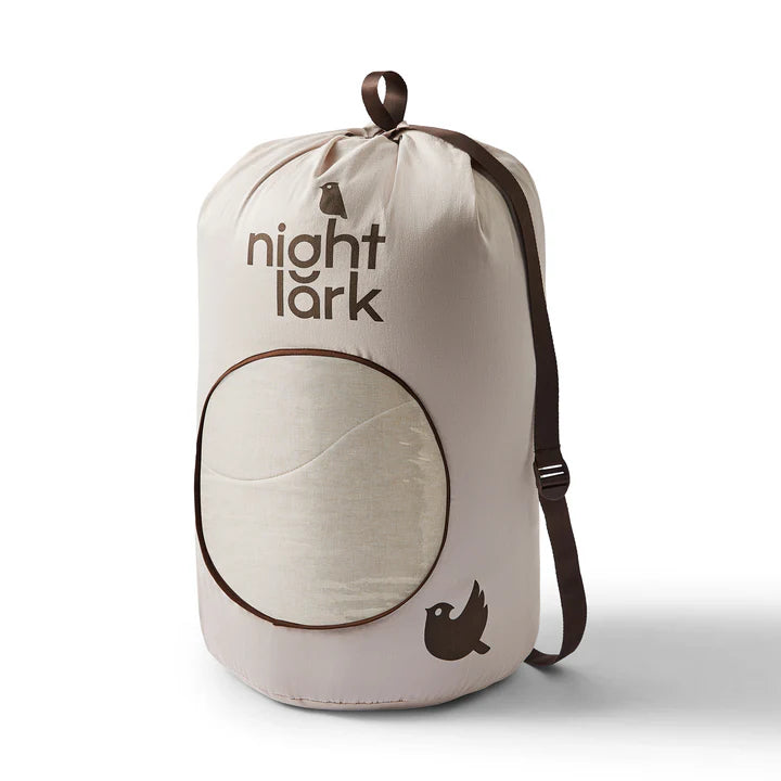 Night Lark® Natural Oat Soft Weave Coverless Duvet Set 10.5tog