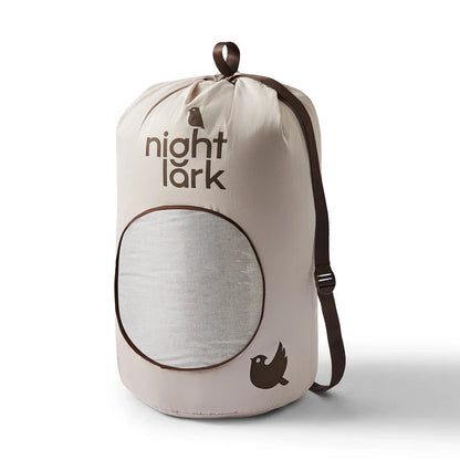 Night Lark® Stone Grey Soft Weave Coverless Duvet Set 10.5tog