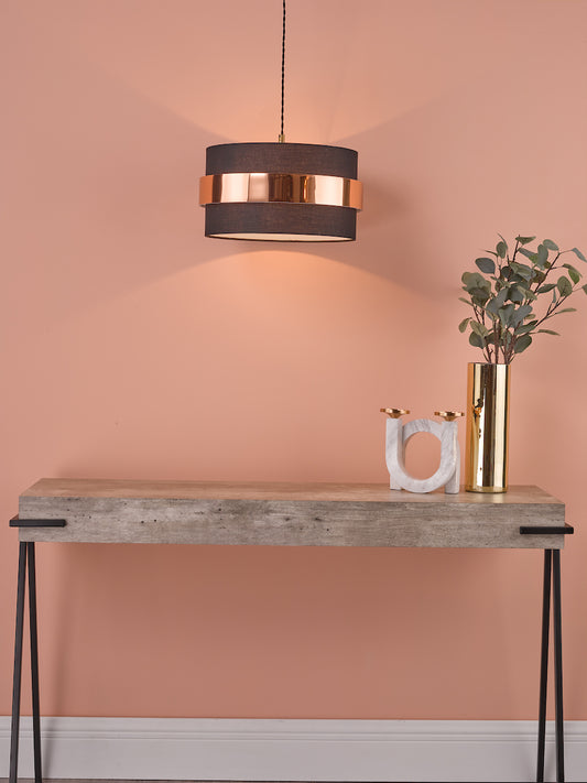 Dar Oki Easy Fit Navy Blue Shade with Copper Band