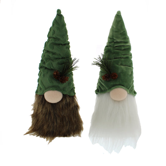 Festive 2 Assorted Hanging Brown/White Gonks