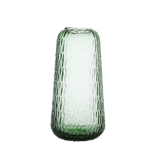 Otters Brook Organic Pattern Green Glass Open Top Jar (30cm)