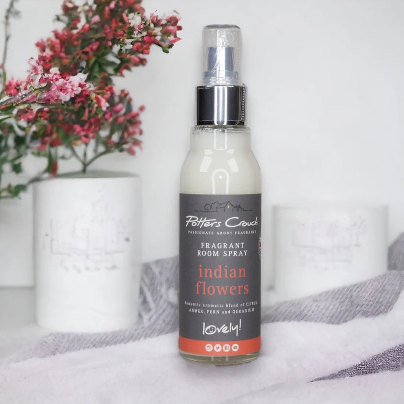 Potters Crouch Indian Flowers Room Spray