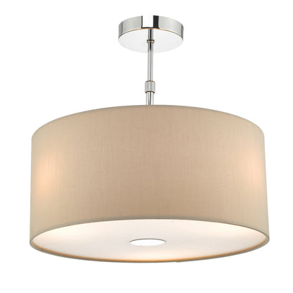 Dar Ronda Ecru Faux Silk Easy Fit Shade 40cm