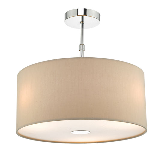 Dar Ronda Ecru Faux Silk Easy Fit Shade 40cm