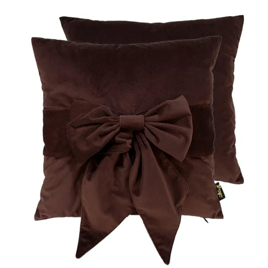 Paul Moneypenny Tiedup Choc Cushion