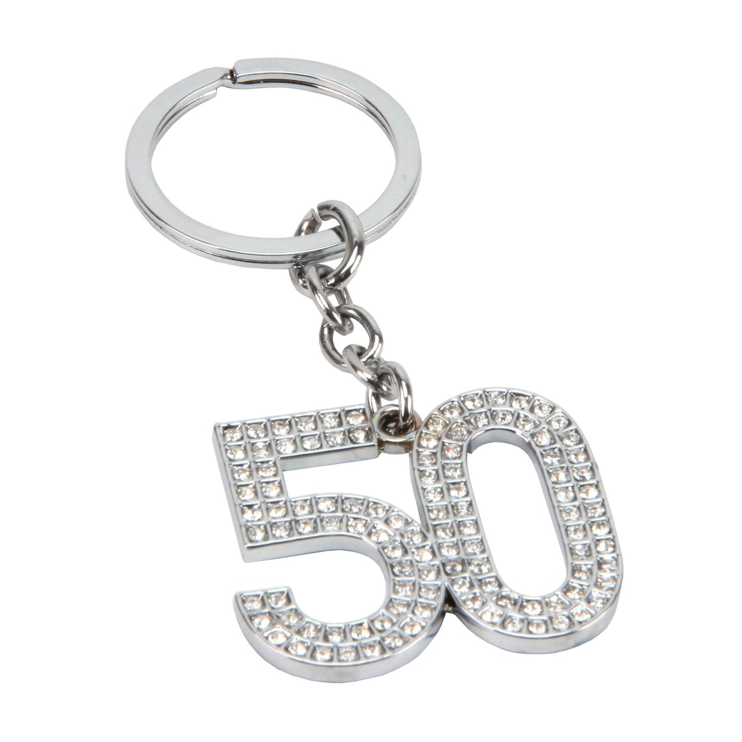 Widdop & Co. Milestones 50th Crystal Keyring