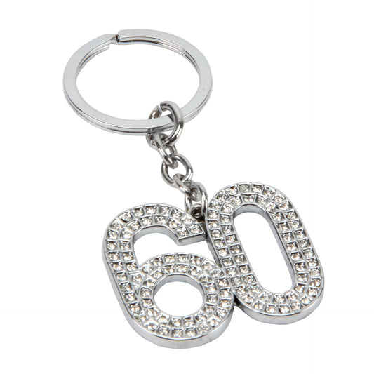 Widdop & Co. Milestones 60th Crystal Keyring