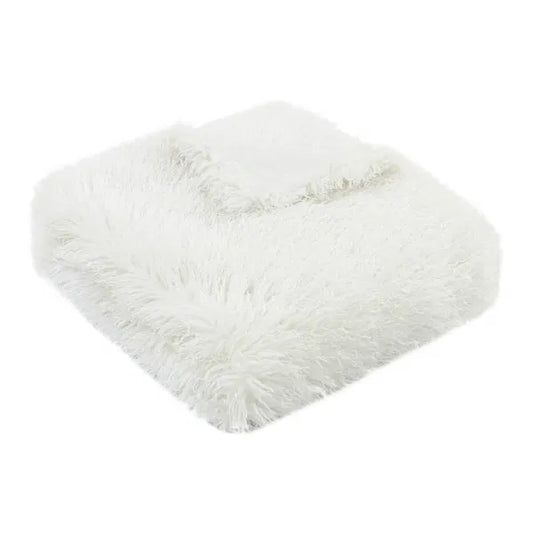 Malini Tibet White Throw