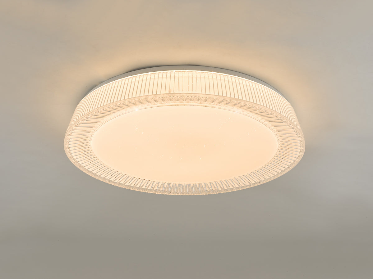 Dar Udell Flush Faceted Acrylic LED