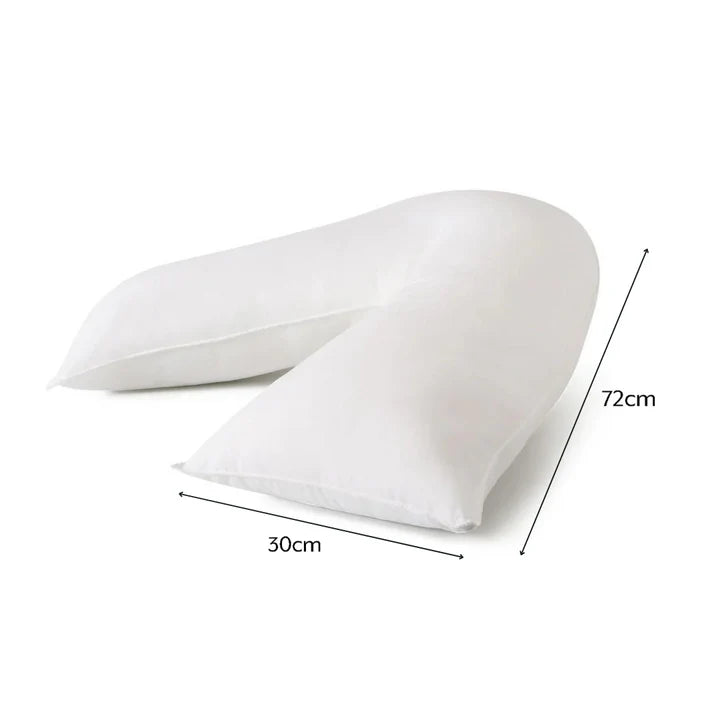 The Fine Bedding Company Back Support V- Shape Pillow