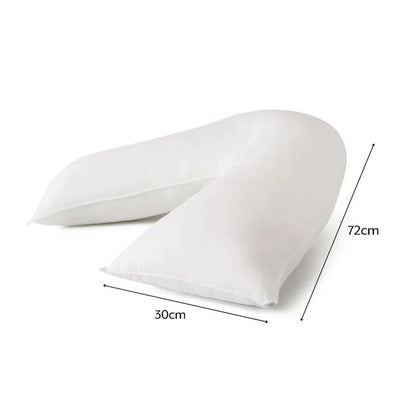 The Fine Bedding Company Back Support V- Shape Pillow