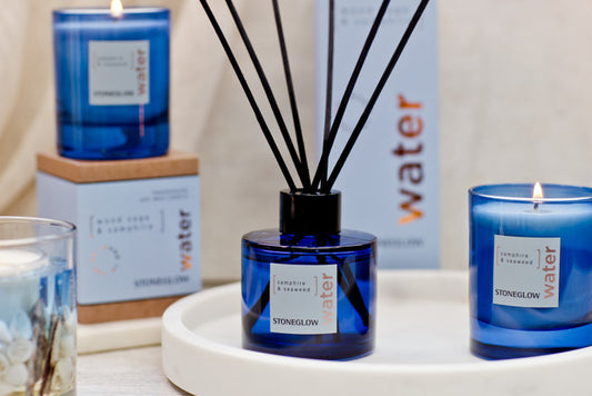 Stoneglow Wood Sage & Samphire Scented Reed Diffuser 100ml