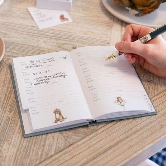 Wrendale Designs 'The Highlander' Highland Cow Address Book