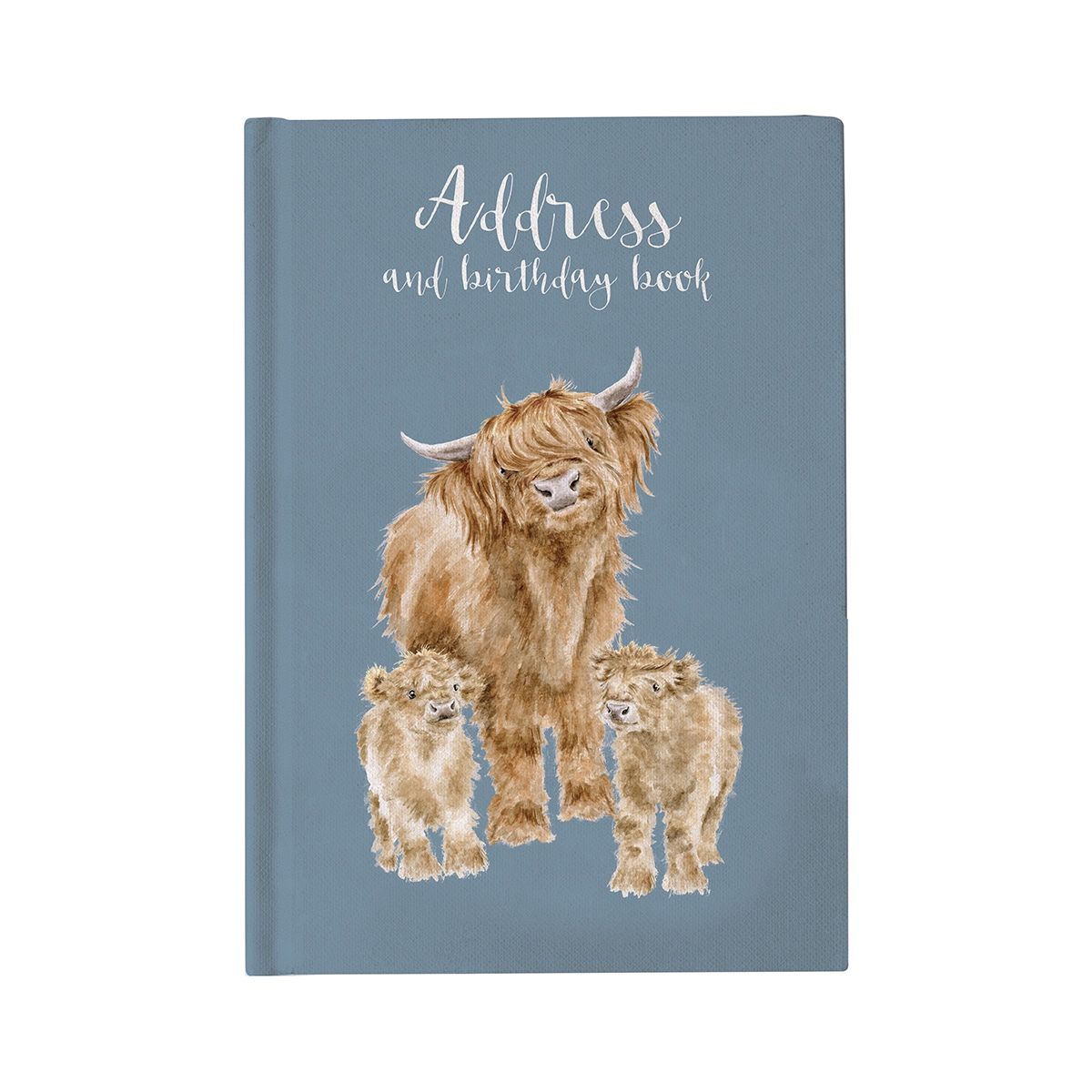Wrendale Designs 'The Highlander' Highland Cow Address Book