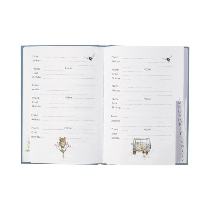 Wrendale Designs 'The Highlander' Highland Cow Address Book