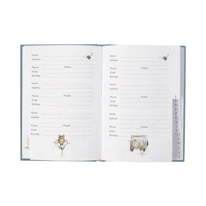 Wrendale Designs 'The Highlander' Highland Cow Address Book