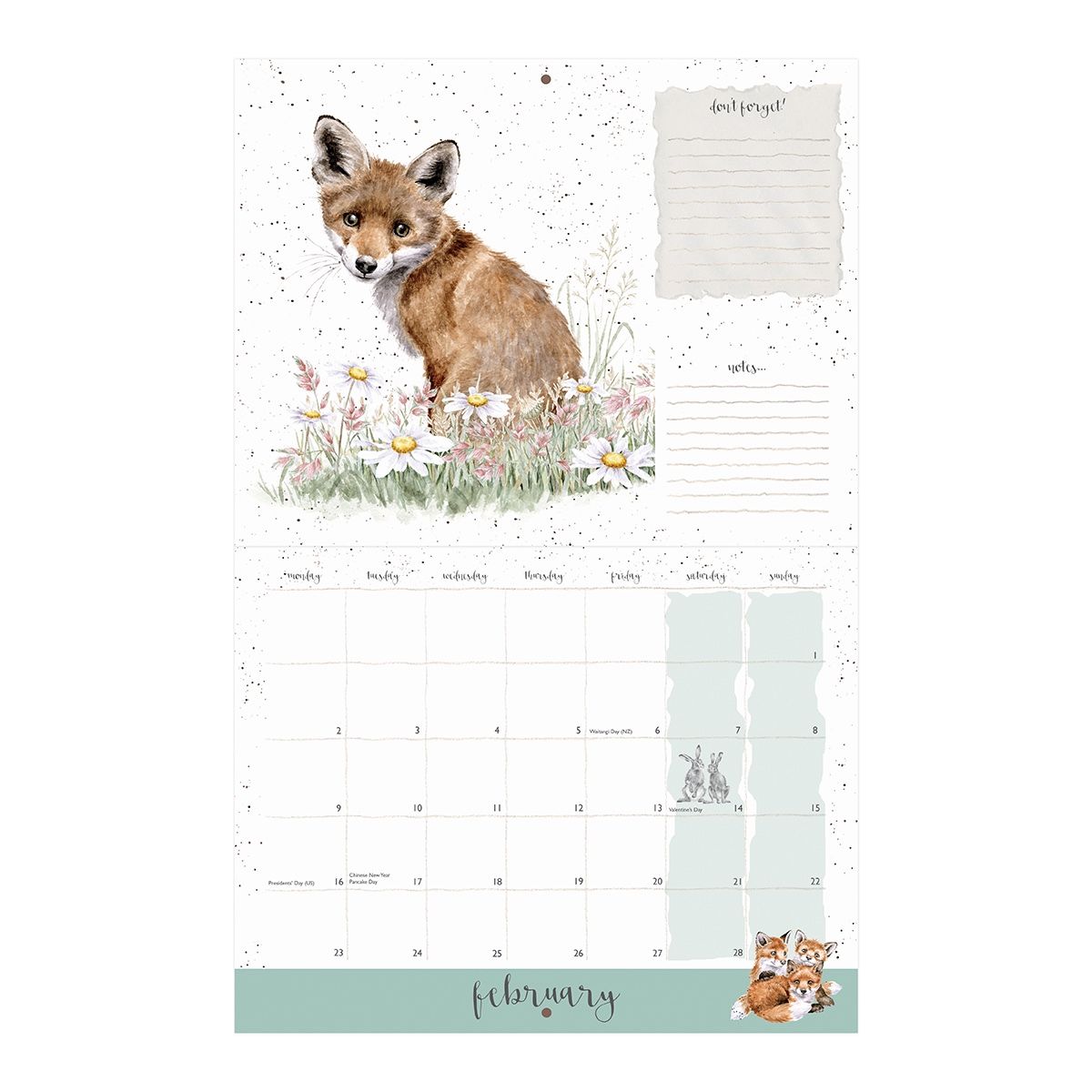 Wrendale Designs 'The Country Set' Landscape Calendar 2026