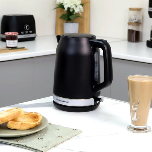 Hamilton Beach 1.7L Ella Matte Black Kettle