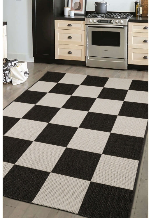 Melrose COUNTY Chequer Black
