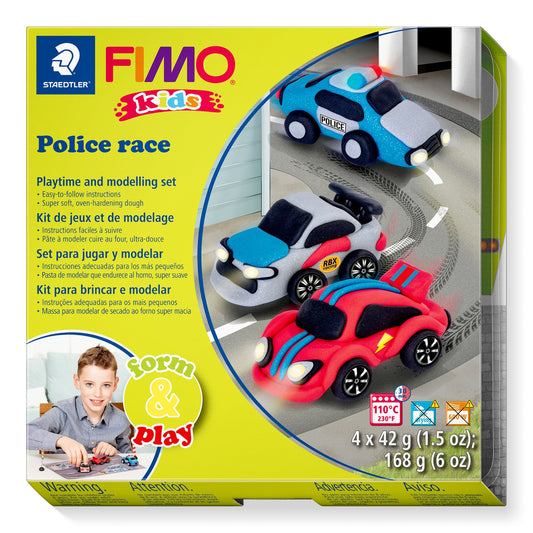 Staedtler FIMO® kids Oven-bake modelling clay Police Race