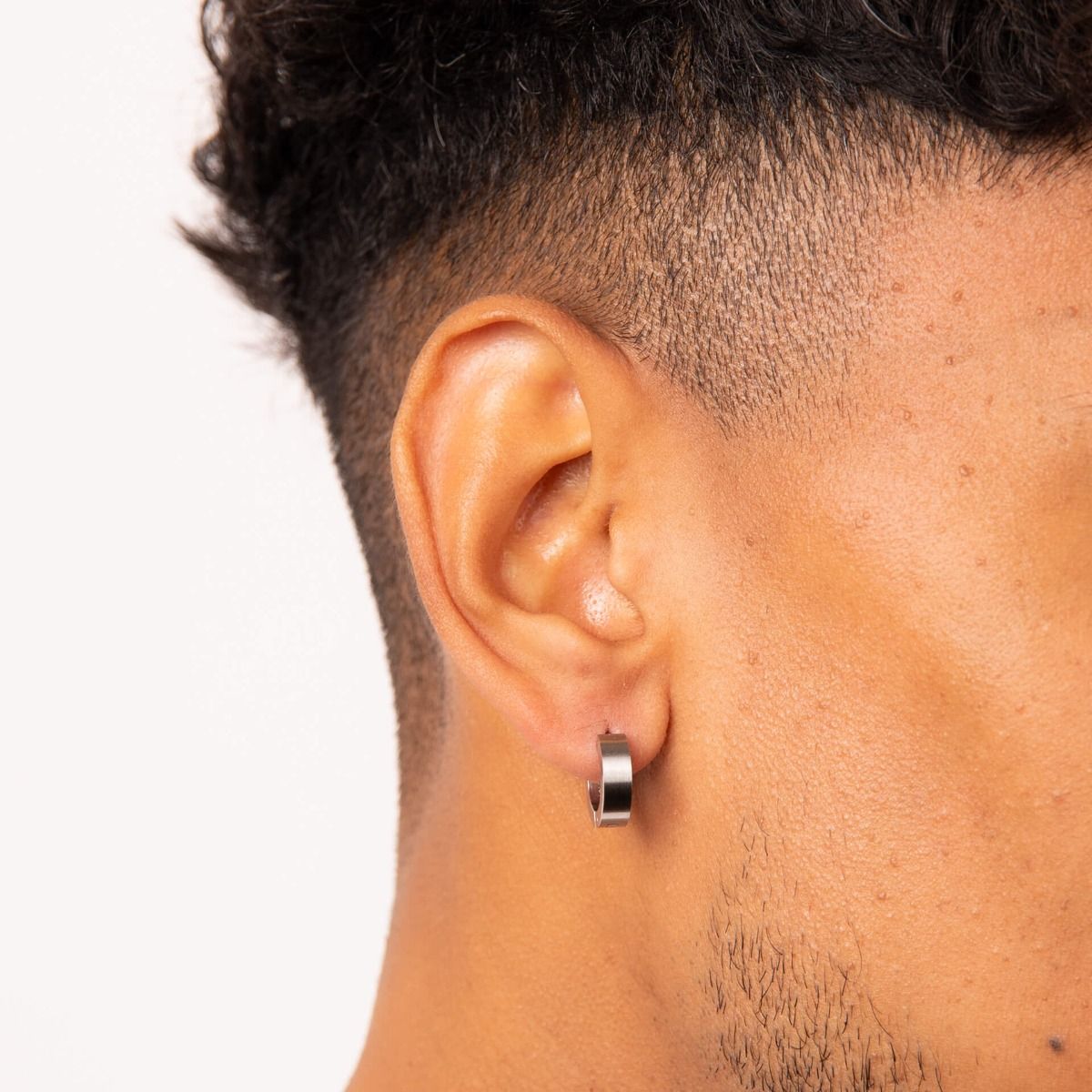 Fred Bennett Textured Huggie Hoop Earrings