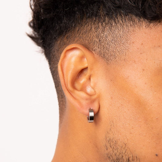 Fred Bennett Textured Huggie Hoop Earrings