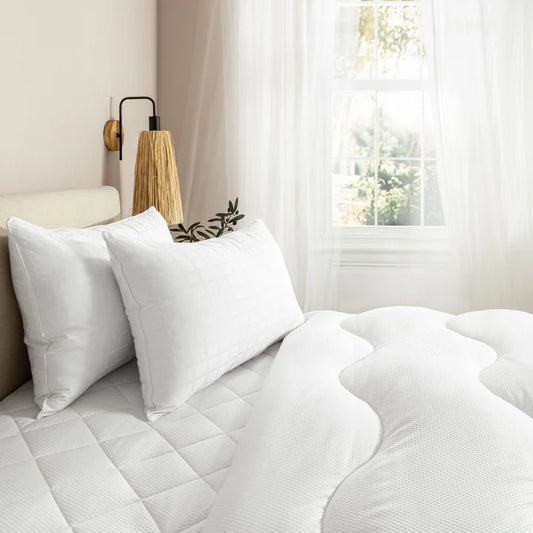 The Fine Bedding Company Breathe® Cotton-Covered Pillow
