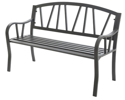 Odense Iron Metal Garden Bench